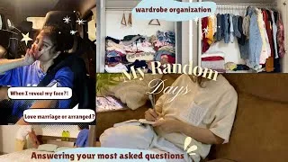 Thumbnail: My Random days✨in தமிழ்| Why I am not showing my face??|complete wardrobe organization🌷#vlog #tamil 