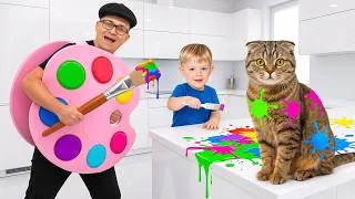 Thumbnail: Adam and Mom vs. the Magic Paint Palette!