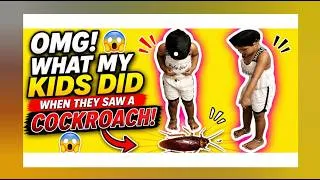 Thumbnail: OMG 😱| What My twins Did When They Saw a Cockroach! 🪳| Diana"s Twin World #youtubevideo #twinbabies 