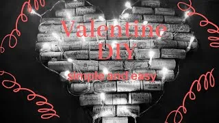 Thumbnail: VALENTINE GIFTS IDEA | handmade surprise valentines gift | WINE CORK DIY | HEART | WINE CORK HEART