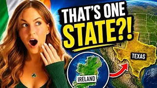 Thumbnail: US States Are WAY Bigger Than You Think (Ireland vs USA)