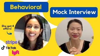 Thumbnail: Behavioral Mock Interview for Product Interviews: REAL Stories!