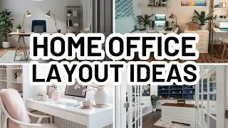 Thumbnail: 3 HOME OFFICE LAYOUT IDEAS