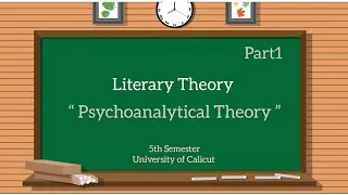 Thumbnail: Psychoanalytic Criticism/ #calicutuniversity /B.A Eng/ 5th Semester/ Literary Theory #sigmundfreud