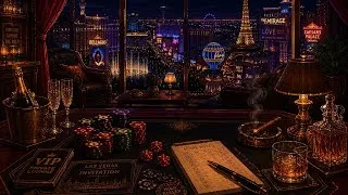 Thumbnail: Las Vegas Inspired BGM | High Stakes Casino VIP Lounge Ambience for Board Game Nights