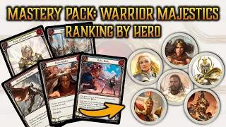 Thumbnail: Ranking by Hero: Mastery Pack Warrior Majestics! | Flesh and Blood TCG | Go Again! Ep872