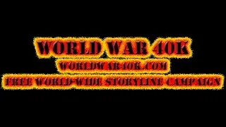 Thumbnail: World War 40k Battle for Arenam Mission 2 RPJ Red Paint Job Battle Report
