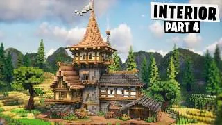 Thumbnail: How to Build a Medieval Outpost House in Minecraft - Interior [Part 4]