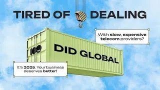 Thumbnail: Do you still have to pay overpriced phone bills in your business? Not with DID Global :)