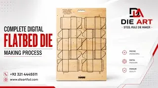 Thumbnail: Flatbed Die Making Process | Steel Rule Die Manufacturing | Die Art - Steel Rule Die Makers
