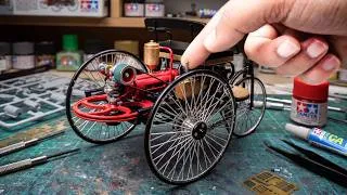Thumbnail: The World's 1st Automobile |1886 Automobile Prototype |Full Metal Stirling kit Assemble.
