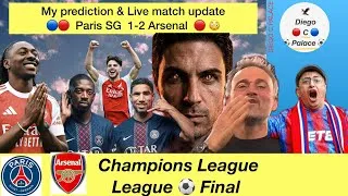 Thumbnail: PSG 1-1 Arsenal Live PSG win on pens 4-3 UEFA Champions League Final prediction & match updates 