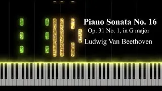 Thumbnail: Piano Sonata No. 16, in G major [Op. 31 No. 1] - L.V. Beethoven - DiegoSynthesia