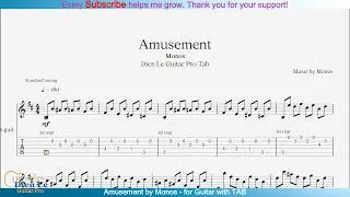 Thumbnail: Amusement by Monos - for Guitar with TAB