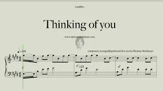 Thumbnail: Thinking of You  -  Guitar Version in E-major  -  Dietmar Steinhauer