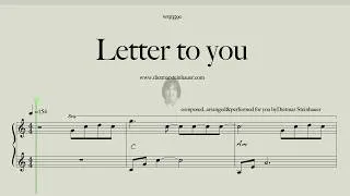 Thumbnail: Letter to You  -  Easy Piano  -  Dietmar Steinhauer