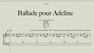 Thumbnail: Ballade pour Adeline  -  Easy Piano  -  Legendary Richard Clayderman Tune