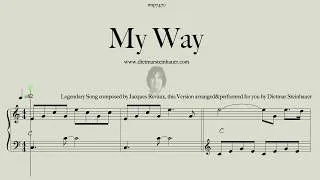 Thumbnail: My Way  -  Easy Piano  -  Legendary Frank Sinatra Song