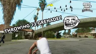 Thumbnail: Throwing 13 Grenade at once in GTA SA