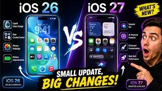 Thumbnail: iOS 26 vs iOS 27 - Small Update, Big Changes!