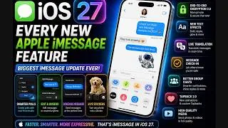 Thumbnail: iOS 27 - Every New Apple iMessage Feature