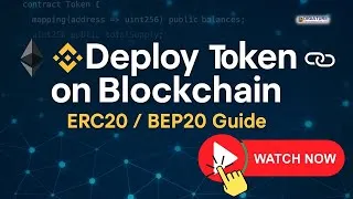 Thumbnail: How to Create & Deploy Your Own Crypto Token on Blockchain (Step-by-Step Guide)