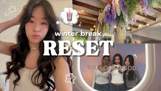 Thumbnail: Winter break reset: 2026 prep, clothing & skincare haul, shopping with friends, lots of EATING