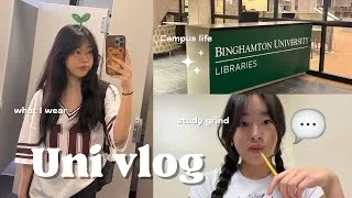 Thumbnail: Uni vlog: Studying for midterms, what I wear, chilly days, class registration