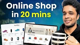Thumbnail: How to Build an Online Shop in 20 Minutes (Step-by-Step)