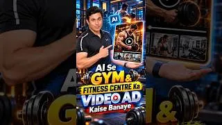 Thumbnail: AI Se Gym Ka Video Ad Kaise Banaye | AI Video Ad Tutorial