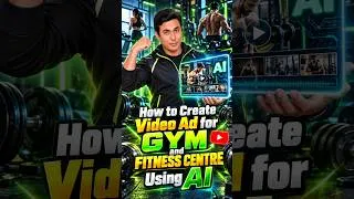 Thumbnail: How to Create a Gym Video Ad Using AI | AI Video Ad for Gym & Fitness Centre