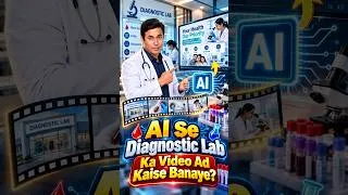 Thumbnail: AI Se Diagnostic Lab Ka Video Ad Kaise Banaye | AI Video Ad Tutorial
