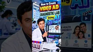 Thumbnail: How to Create a Diagnostic Lab Video Ad Using AI | AI Video Ad Tutorial