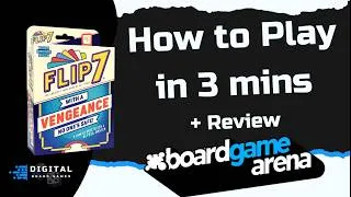 Thumbnail: What’s New to BGA: Flip 7: With a Vengeance | How to play on BGA
