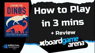 Thumbnail: What’s New to BGA: Digging for Dinos | How to play on BGA