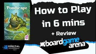 Thumbnail: What’s New to BGA: Pondscape | How to play on BGA + Review