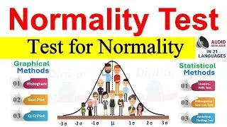Thumbnail: What is Normality ? | Normality test - Testing For Normality [ Graphical or Statistical Method ]