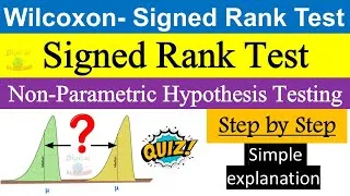 Thumbnail: Wilcoxon Test (Wilcoxon signed rank test) | Non-Parametric Test explained with Simple Example