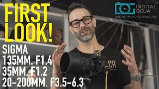 Thumbnail: First Look! Sigma 135mm F1.4, 35mm F1.2 II & 20-200mm F3.5-6.3 | Three New Lenses Revealed