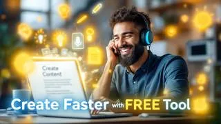 Thumbnail: Create Content Faster Google Docs Voice Typing Tutorial💡
