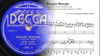 Thumbnail: Count Basie - Boogie Woogie (New York, November 9, 1938)