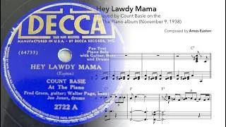 Thumbnail: Count Basie - Hey Lawdy Mama (New York, November 9, 1938)