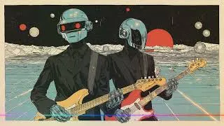 Thumbnail: Daft Punk Analog Moonrise🪩🤖 | Chill Disco, Funk, Chillout Playlist