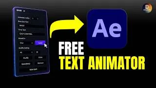 Thumbnail: Create Stunning Text Animations in After Effects (FREE Script Download)