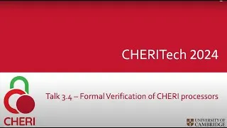 Thumbnail: CHERITech2024 Talk 3.4 Verification