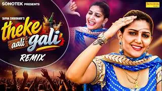 Thumbnail: Theke Aali Gali | Sapna Choudhary LIVE Performance (Remix) New Haryanvi Song 2026 | Sapna New Song