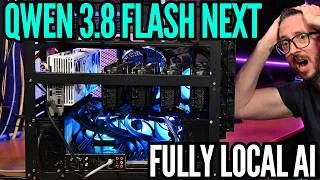 Thumbnail: QWEN 3.8 Flash Next LOCAL AI Running