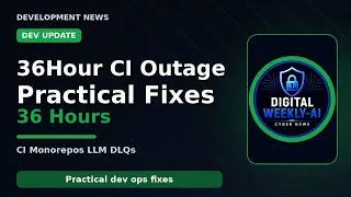 Thumbnail: From a 36‑Hour CI Outage to Better Monorepos, Code‑Splitting, and LLM DLQs