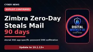 Thumbnail: Zimbra stored XSS exploited to steal 90 days of mail and 2FA codes