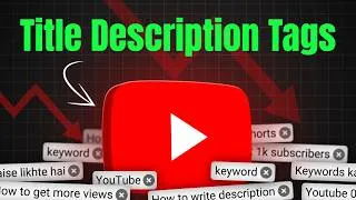 Thumbnail: How To Write PERFECT Title Description Tags for More Views on YouTube